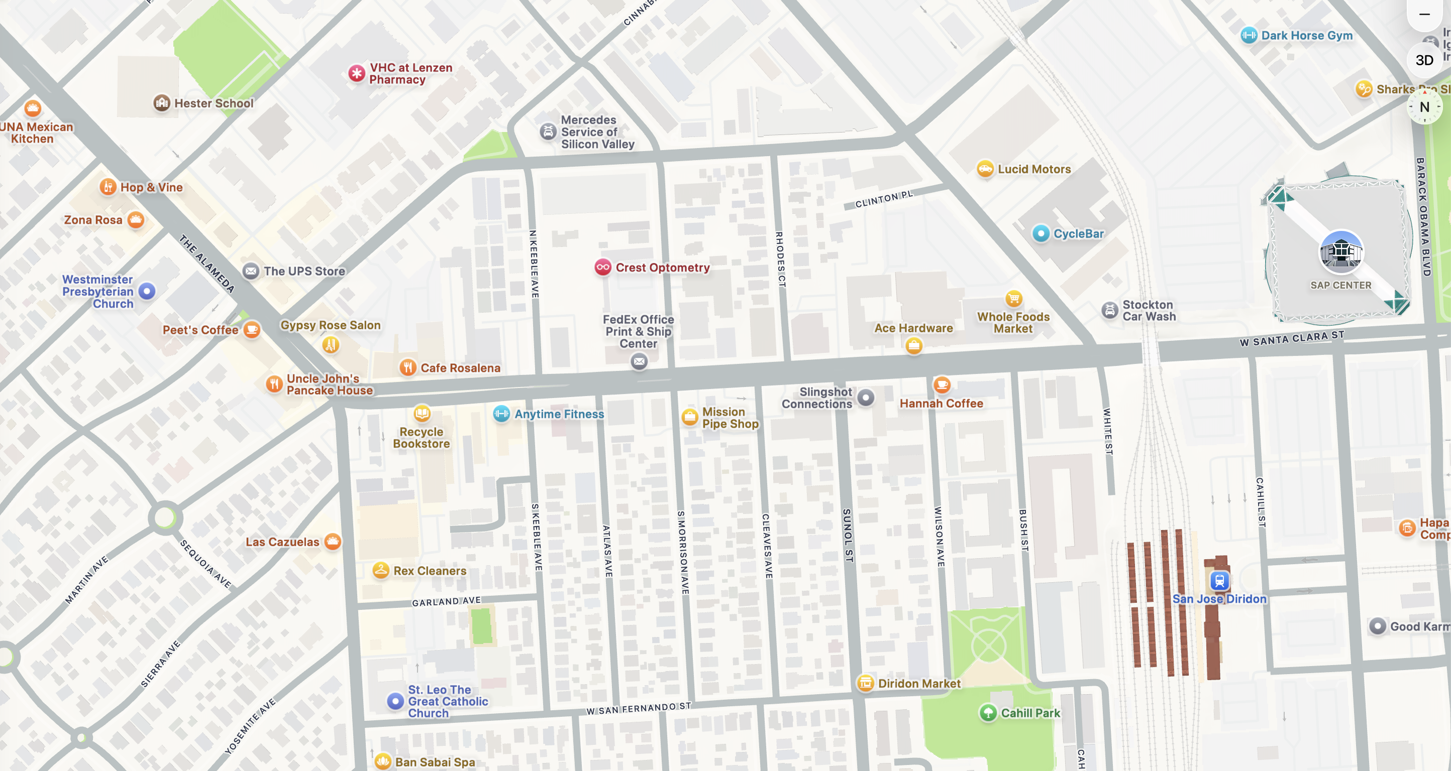 Alameda map.