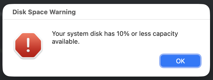 10% Warning.